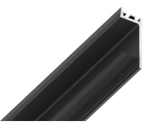 Теневой плинтус с рассеивателем и уголком KRAAB GIPPS 11.3x7 мм, черный, 72.1.2