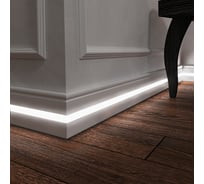 Плинтус напольный (80х16х2000 мм) Evrowood PN030LED