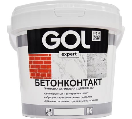 Грунтовка Palizh GOL БЕТОНКОНТАКТ сцепляющий expert 346, ПЭТ 7 кг 11605745