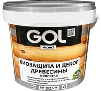 Защитно-декоративная пропитка Palizh GOL wood AQUA 2,5 кг дуб Wd.232.09-2,5 11606123