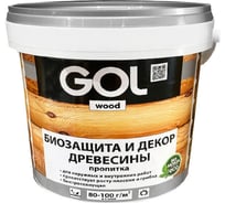 Защитно-декоративная пропитка Palizh GOL wood AQUA 0,9 кг бесцветная Wd.232-0,9 11606022