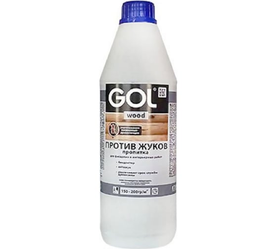 Пропитка против жуков Palizh GOL wood 1 кг Wd.277-1 11605713