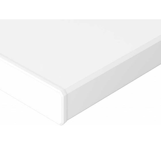 Подоконник ПВХ Vitrage Витраж дизайн белый матовый, 1500x300 мм 01.06.085.1500.300