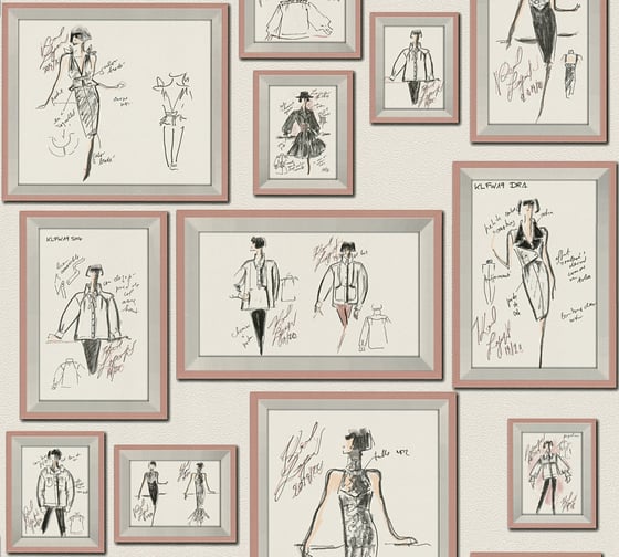 Обои виниловые на флизелиновой основе Karl Lagerfeld (0.53х10.05 м; 1 рулон) A.S. Creation 37846-4