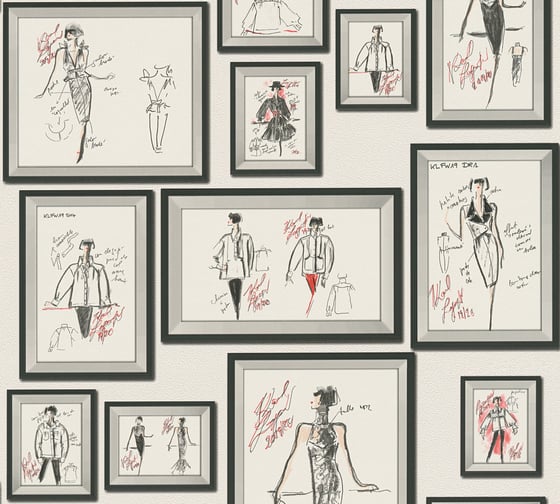 Обои виниловые на флизелиновой основе Karl Lagerfeld (0.53х10.05 м; 1 рулон) A.S. Creation 37846-3 1