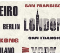 Обои виниловые на флизелиновой основе World (1.06х10.05 м; 1 рулон) Deco-Deco 6013-19