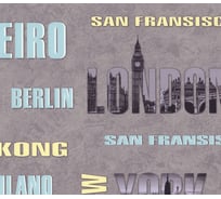 Обои виниловые на флизелиновой основе World (1.06х10.05 м; 1 рулон) Deco-Deco 6013-23