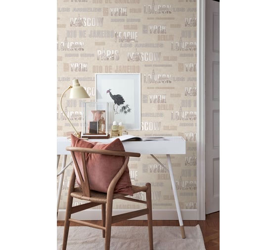 Обои виниловые на флизелиновой основе World (1.06х10.05 м; 1 рулон) Deco-Deco 6013-01
