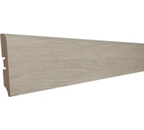 Плинтус Смартпрофайл Стронг 80М (80 мм; 2.4 м; МДФ; Дуб Филадельфия светлый) GRACE УТ000062021