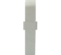 Соединитель для плинтуса СТРОНГ (2 шт; 80 мм; ПВХ; Дуб винтаж светлосерый) GRACE УТ000071563