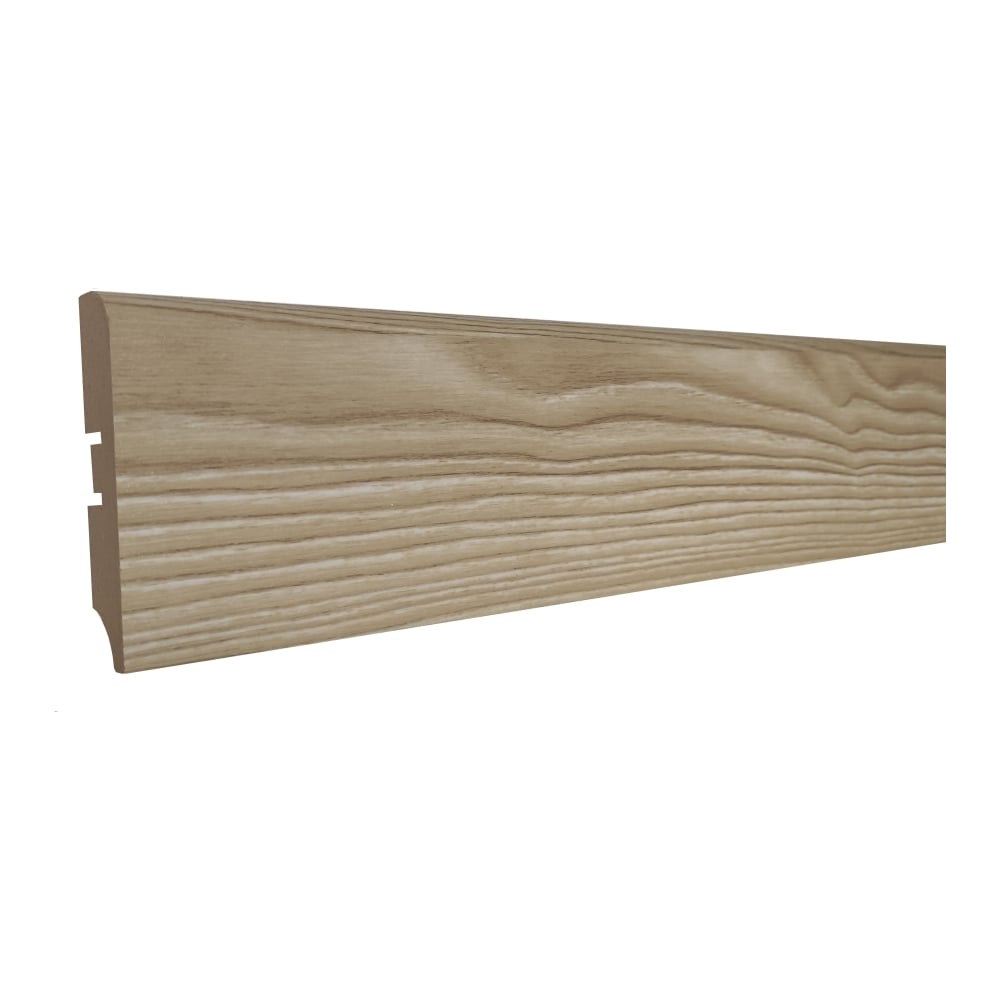 Плинтус Смартпрофайл Стронг 80М (80 мм; 2.4 м; МДФ; Ривьера капучино ...