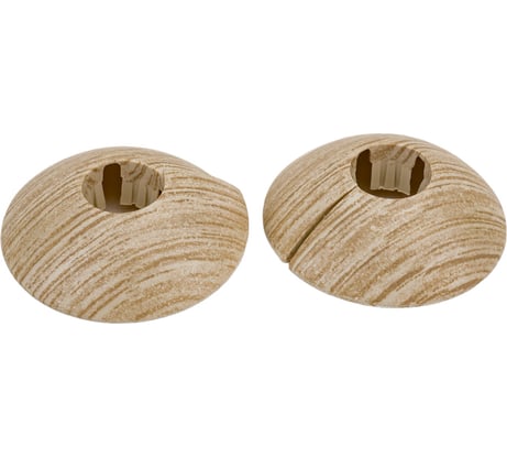 Розетта Дуб Беленый П11 (2 шт; d=16 мм; ПВХ) GRACE УТ000030168