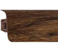 Плинтус Рико Лео (40 шт; 2.5 м; 56 мм; ПВХ; Каштан амурский) GRACE УТ000042188