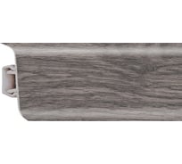 Плинтус Рико Лео (40 шт; 2.5 м; 56 мм; ПВХ; Кедр алтайский) GRACE УТ000009566