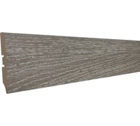 Плинтус Смартпрофайл Стронг 80М (80 мм; 2.4 м; МДФ; Дуб серена серый) GRACE УТ000062019