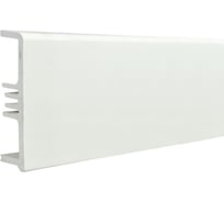 Плинтус Смартпрофайл DurableSmart 80 (80 мм; 2.4 м; Белый под покраску) GRACE УТ000069223