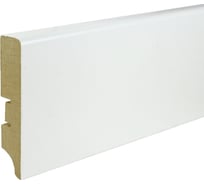 Плинтус Смартпрофайл Глосс 80A (80 мм; 2.4 м; МДФ; Белый) GRACE УТ000058347