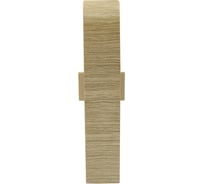 Соединитель для плинтуса СТРОНГ (2 шт; 80 мм; ПВХ; Дуб Мелинга капучино) GRACE УТ000071560