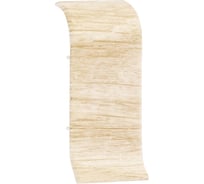 Соединитель для плинтуса Рико Лео (25 пар; 56 мм; ПВХ; Клен высокогорный) GRACE УТ000010882