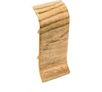 Соединитель для плинтуса Рико Лео (25 пар; 56 мм; ПВХ; Дуб коньячный) GRACE УТ000009972