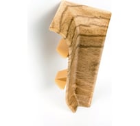 Угол внутренний для плинтуса Рико Лео (25 пар; 56 мм; ПВХ; Дуб коньячный) GRACE УТ000009973