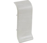 Соединитель для плинтуса Рико Лео (25 пар; 56 мм; ПВХ; Береза) GRACE УТ000024177