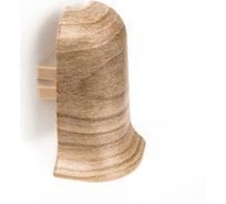 Угол наружный для плинтуса Рико Лео (25 пар; 56 мм; ПВХ; Дуб античный) GRACE УТ000009980