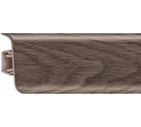 Плинтус Рико Лео (40 шт; 2.5 м; 56 мм; ПВХ; Дуб мореный) GRACE УТ000010360