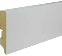 Плинтус Смартпрофайл Пеинт 80А (80 мм; 2.4 м; МДФ; Белый под покраску) GRACE УТ000024569