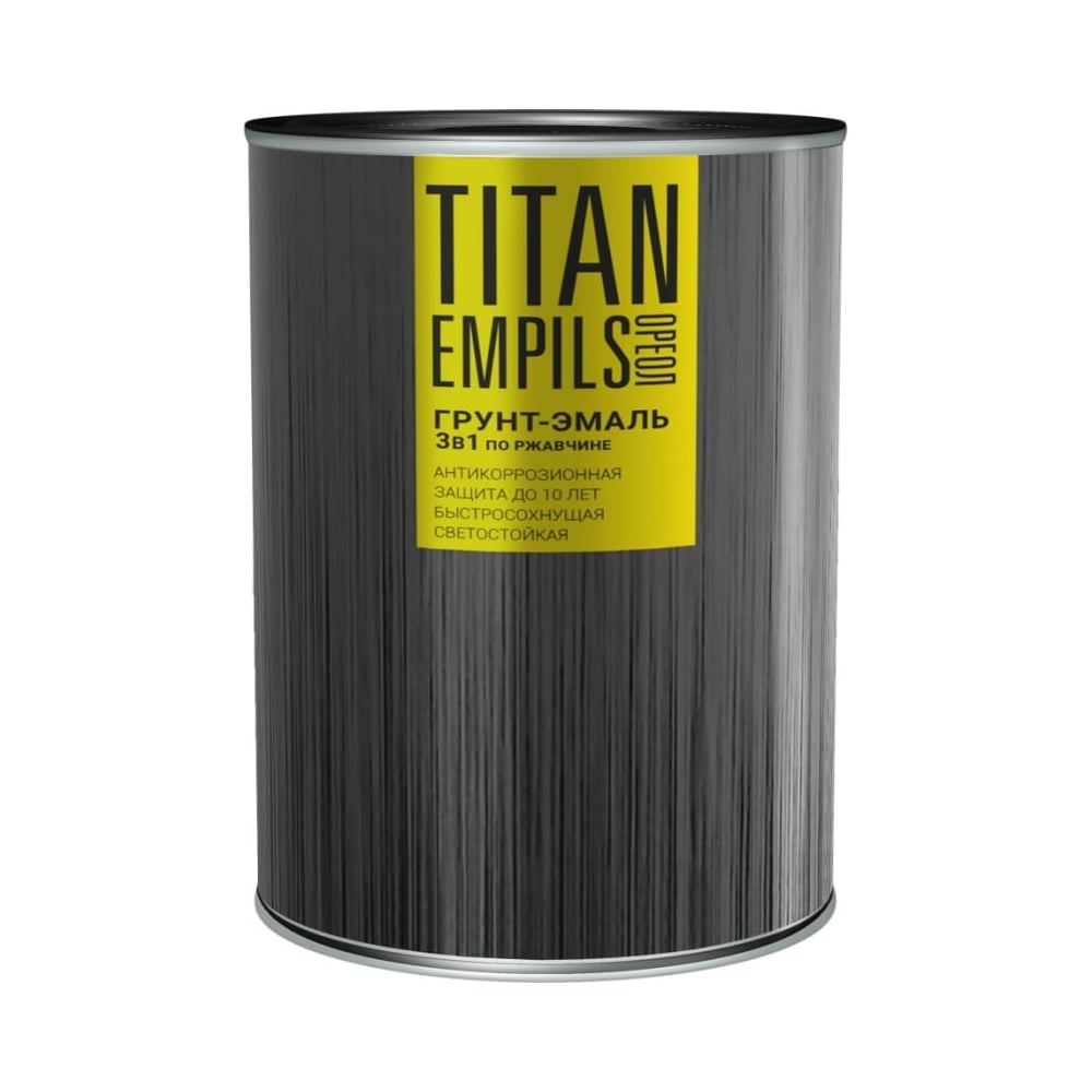 Грунт-эмаль по ржавчине Empils Titan Ореол ОРЕОЛ TITAN шоколадно ...