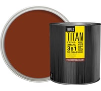 Грунт-эмаль по ржавчине Empils Titan Ореол ОРЕОЛ TITAN красно-коричневый RAL 3009 2 л 2 кг 87279