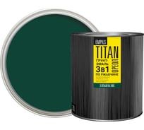 Грунт-эмаль по ржавчине Empils Titan Ореол ОРЕОЛ TITAN зеленый RAL 6005 2 л 2 кг 87276
