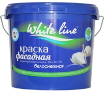 Фасадная краска White Line ВД, супербелая, ведро 3 кг 4660000616937