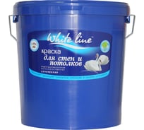 Краска для стен и потолков White Line ВД, супербелая, ведро 25 кг 4660000613998