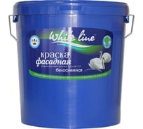 Фасадная краска White Line ВД, супербелая, ведро 25 кг 4660000616968