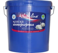 Интерьерная краска White Line ВД, белоснежная, Base A, ведро 16 л/25,8  кг 4690417021284