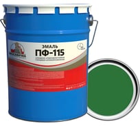 Эмаль Москвичка ПФ-115 зеленая, 5 кг 4620105774017