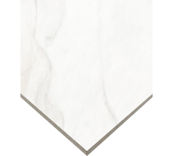 Керамогранит Delacora Calacatta Monsoon sugar-эффект 600x1200x9,5 1,44 м2 белый 60120CMN01