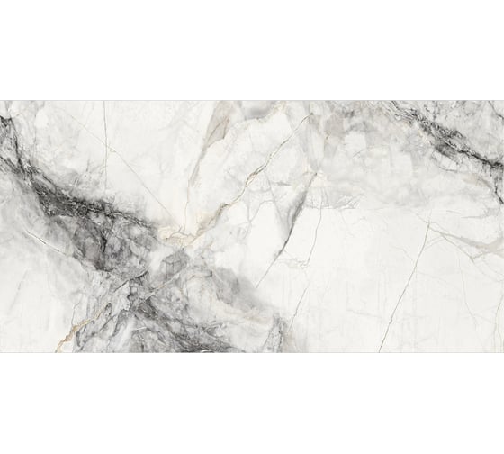 Керамогранит Delacora Tenerife sugar-эффект 600x1200x9,5 1,44 м2 белый 60120TEE15 1