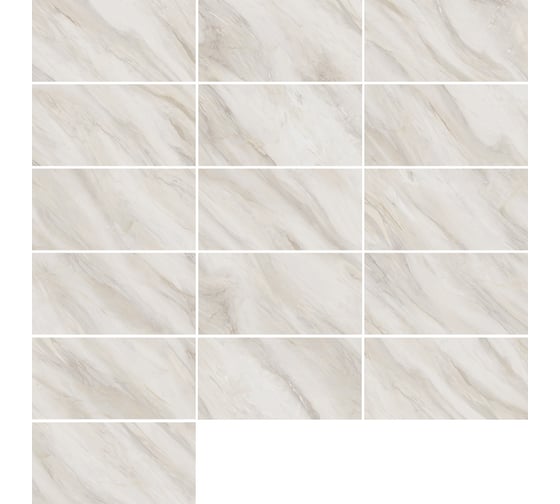 Керамогранит Delacora Carolina Pearl sugar-эффект 600x1200x9,5 1,44 м2 серый 60120CAA03