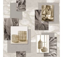 Обои виниловые FOX на бумажной основе, профильные, химтиснение, 0,53x10м Комфорт 12813 в