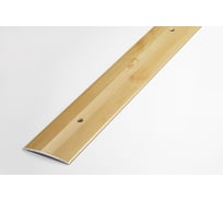 Порог прямой алюминиевый (37 мм; 0.9 м; декоративный; сосна) Лука 00000001380