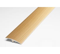 Порог разноуровневый алюминиевый (41 мм; 0.9 м; декоративный; бук натуральный) Лука УТ000000604