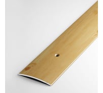 Порог прямой алюминиевый (44.5 мм; 0.9 м; декоративный; сосна) Лука 00000001471