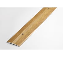 Порог прямой алюминиевый (37 мм; 0.9 м; декоративный; бамбук) Лука 00000001465