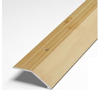 Порог разноуровневый алюминиевый (45 мм; 0.9 м; декоративный; сосна) Лука 00000001324