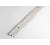 Порог прямой алюминиевый (28 мм; 0.9 м; декоративный; дуб арктик) Лука УТ000001648