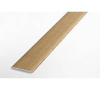 Порог прямой алюминиевый (35 мм; 0.9 м; ламинированный; сосна) Лука УТ000020149