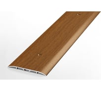 Порог прямой алюминиевый (60 мм; 0.9 м; декоративный; орех) Лука УТ000012534