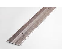 Порог прямой алюминиевый (37 мм; 0.9 м; декоративный; дуб дымчатый) Лука УТ000023279
